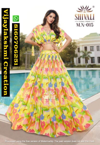 Shivali Fashions D.No MN - 015 Latest Gown Collections In Singles And Full Catalog