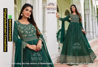 Shivali Fashions D.No RD - 050 Latest Gown Collections In Singles And Full Catalog