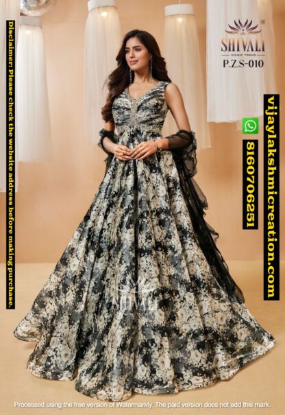 Shivali PZS-010 Gown In Singles And Full Catalog