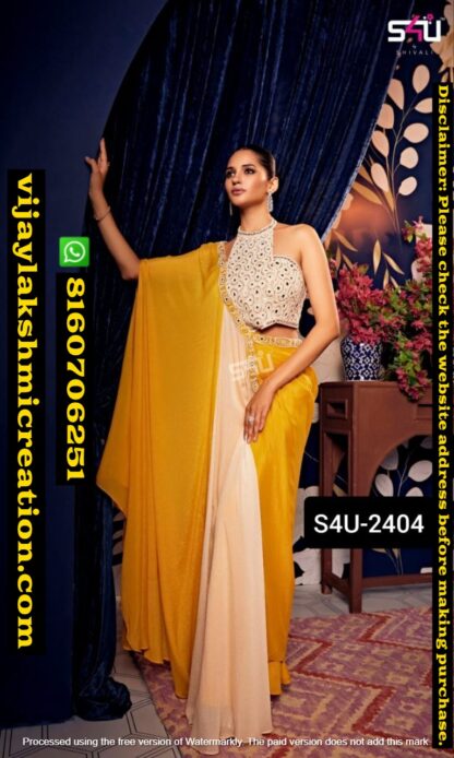 S4U 2404 Latest Design Party Wear In Singles And Catalog