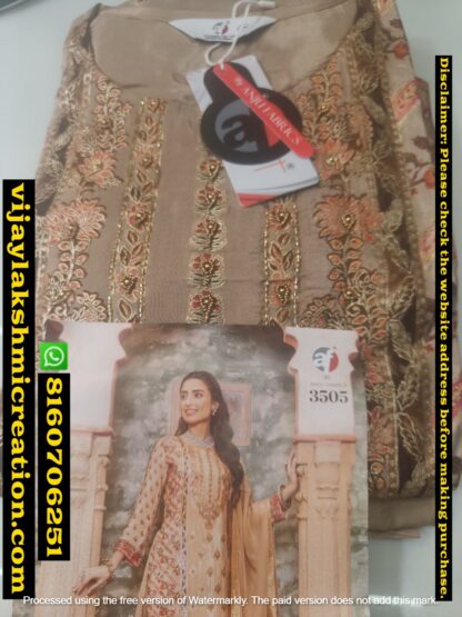 Anju Fabrics Fiza 3505 Kurti And Pant With Dupatta In Singles And Full Catalog