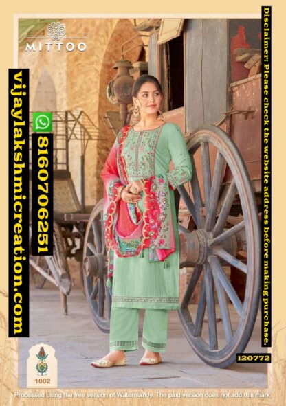 Mittoo Elegance D.No 1002 Kurti With Bottom In Singles And Full Catalog-120772