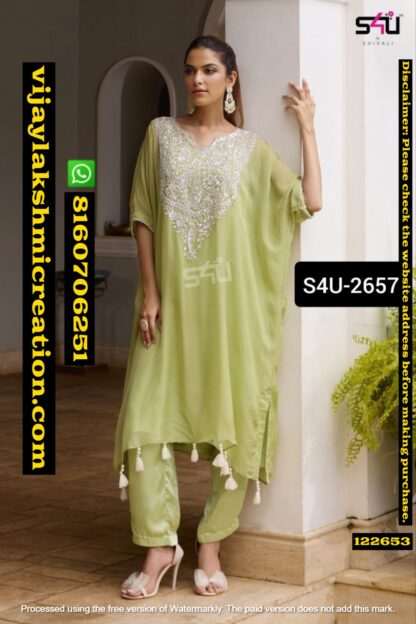 Label S4U S4U-2657 Kaftan Set 122653