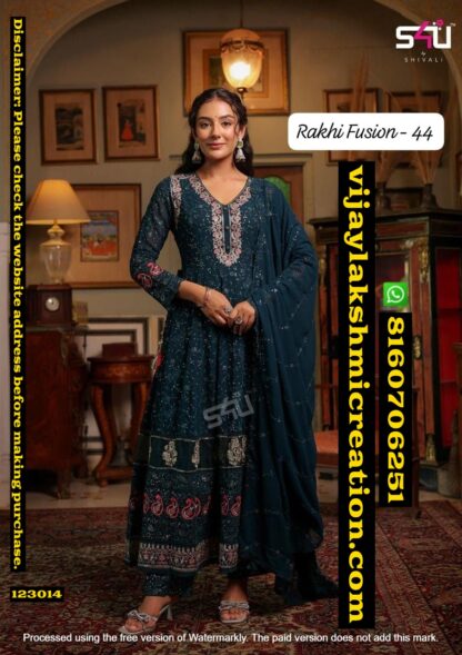 S4U Rakhi Fusion 44 Kurti With Pant And Dupatta In Singles And Full Catalog 123014