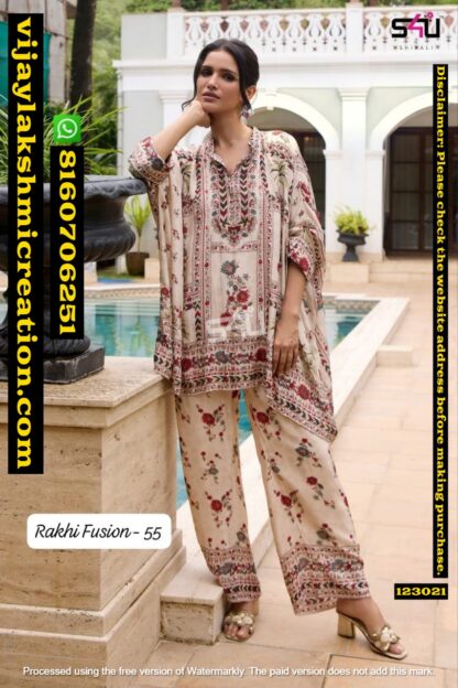 S4U Rakhi Fusion-55 Kaftan And Pant Set In Singles And Full Catalog 123021