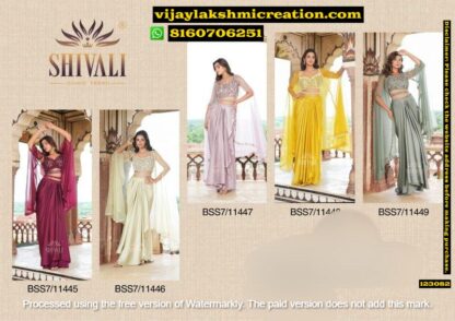 Shivali Drape Indo Western In Singles And Full Catalog 123082