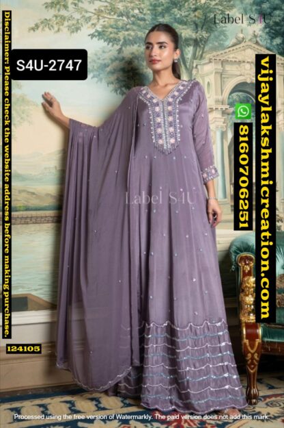 S4U 2747 Anarkali Kurta In Singles And Full Catalog 124105