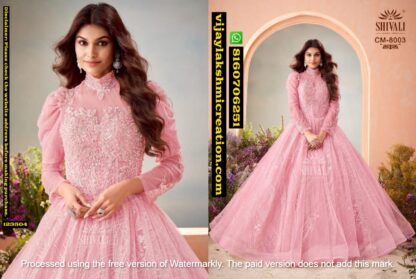 Shivali D.No CM-8003 Anarkali Gowns In Single And Full Catalog 123504