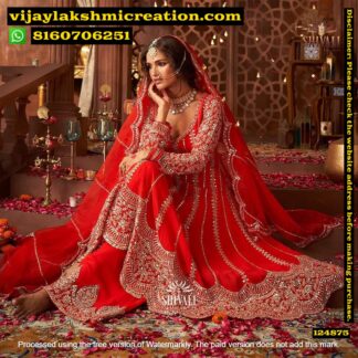 Shivali Red Bridal Lehenga In Singles And Full Catalog 124875