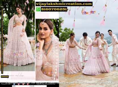 LaPink Lehenga Set In Singles And Full Catalog 126125