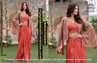 Shivali HB7-12768 Women Indo western Gown With Jacket In Singles And Full Catalog 130558