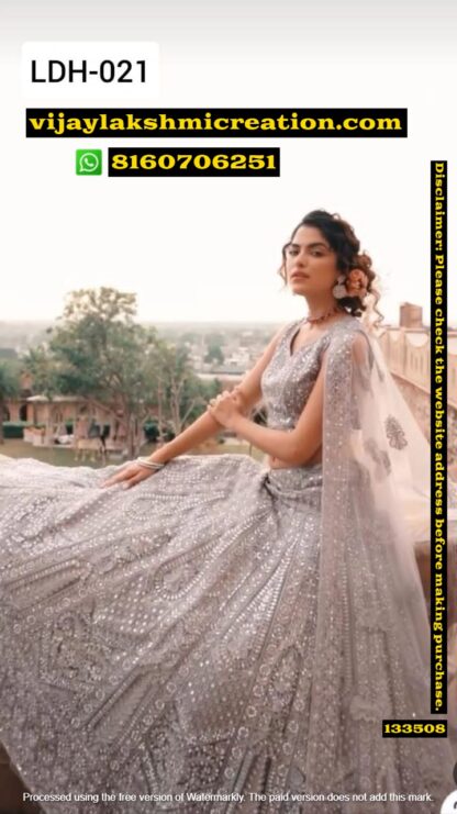 Ludhanis D.No. LDH-021 Lehenga Set In Singles And Full Catalog 133508