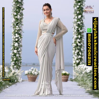 Shivali Designer Pre-Draped Saree In Single-And-Full-Catalog-130727