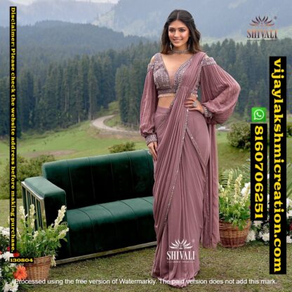 Shivali Designer Pre-Draped Saree In Single-And-Full-Catalog-130804