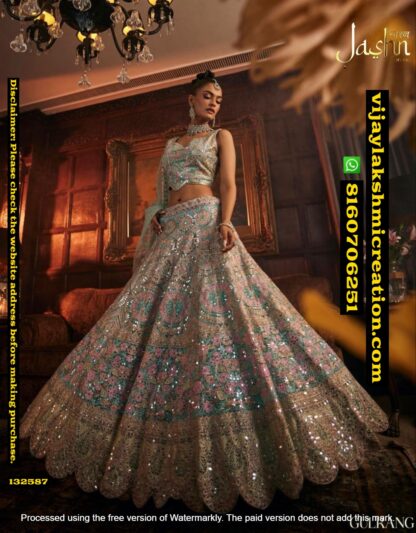 Ludhanis Jashn Lehenga Set In Singles And Full Catalog 132587