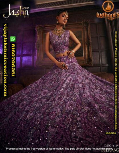 Ludhanis-Shivin-D.No_.-611-Gulrang-Lehenga-Set-In-Singles-And-Full-Catalog-133624