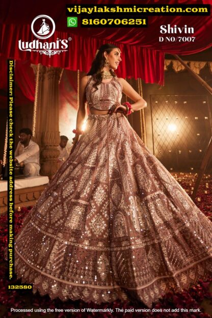 Ludhanis Shivin D.No. 7007 Lehenga Set In Singles And Full Catalog 132580