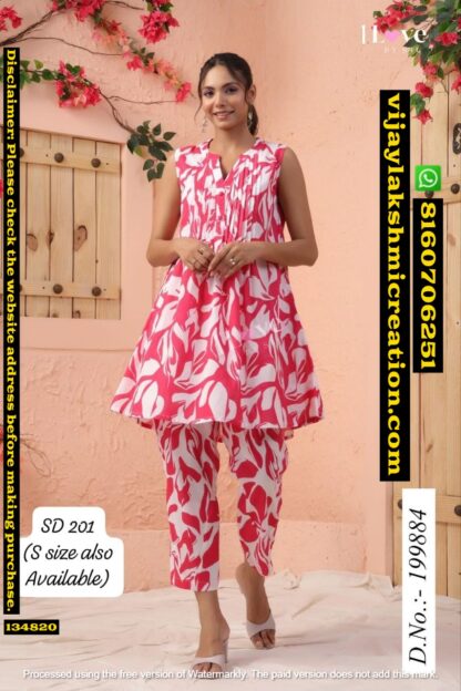 1Love By S4U SD-201 D.No.199884 Co-ord-Set In Singles And Full Catalog 134820