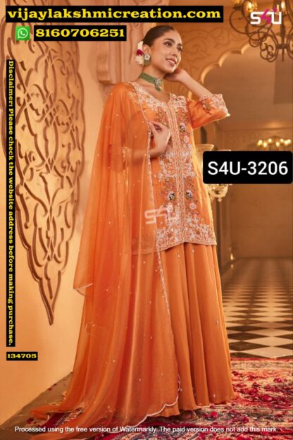 S4U 3206 Kurta With Skirt Set In Singles And Full Catalog 134705