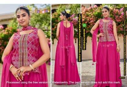 LaPink Pink Kurti With Skirt And Dupatta In Singles And Full Catalog-137737