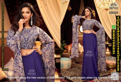 Shivali GK7-23564 Embroidered Western Top & Skirt Set In Singles And Full Catalog-137131