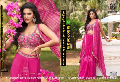 Shivali RG7-27938 Crop Top With Skirt In Singles And Full Catalog-137156