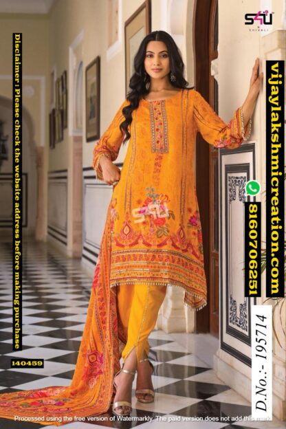 S4U D.No.195714 Kurti With Pant In Singles And Full Catalog-140459