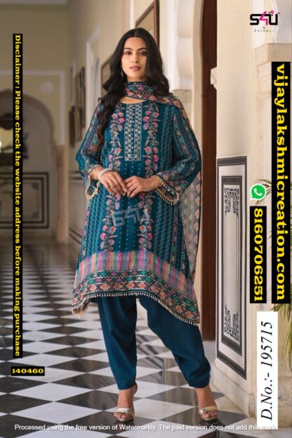 S4U D.No.195715 Kurti With Pant In Singles And Full Catalog-140460