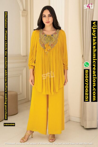 S4U Kurti With Palazzo In Singles And Full Catalog-140496
