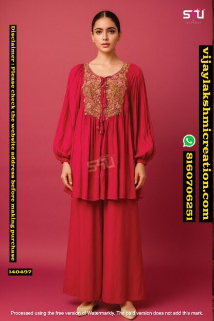 S4U Kurti With Palazzo In Singles And Full Catalog-140497