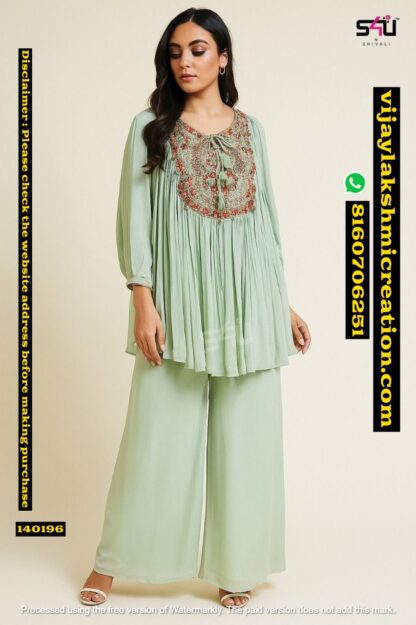S4U Kurti With Palazzo Pant In Singles And Full Catalog-140196