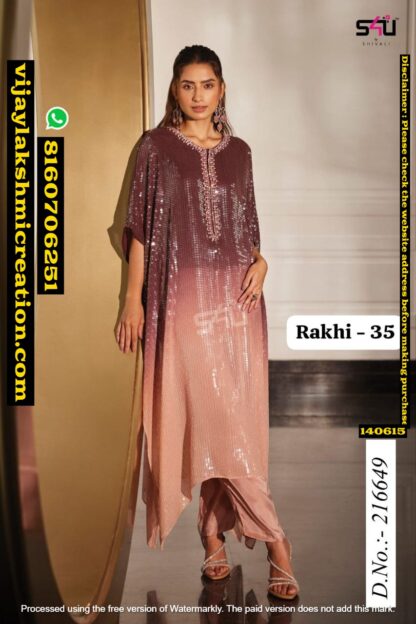 S4U Rakhi-35 D.No.216649 Kurti With Pant In-Singles-And-Full-Catalog 140615
