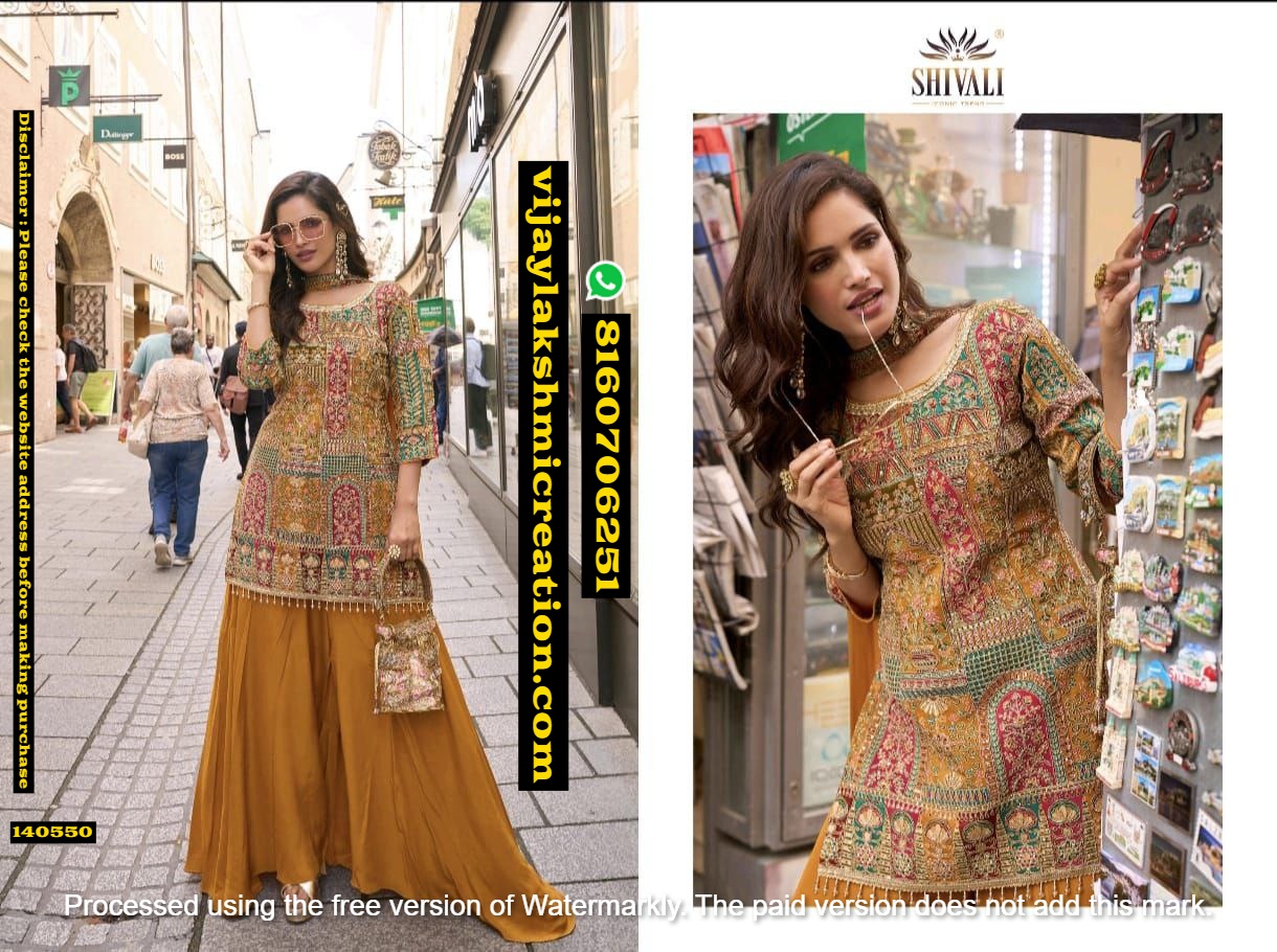 Shivali Desi Girl Kurti With Sharara And Dupatta In-Singles-And-Full-Catalog 140550 Shivali Desi Girl Kurti With Sharara And Dupatta In-Singles-And-Full-Catalog 140550