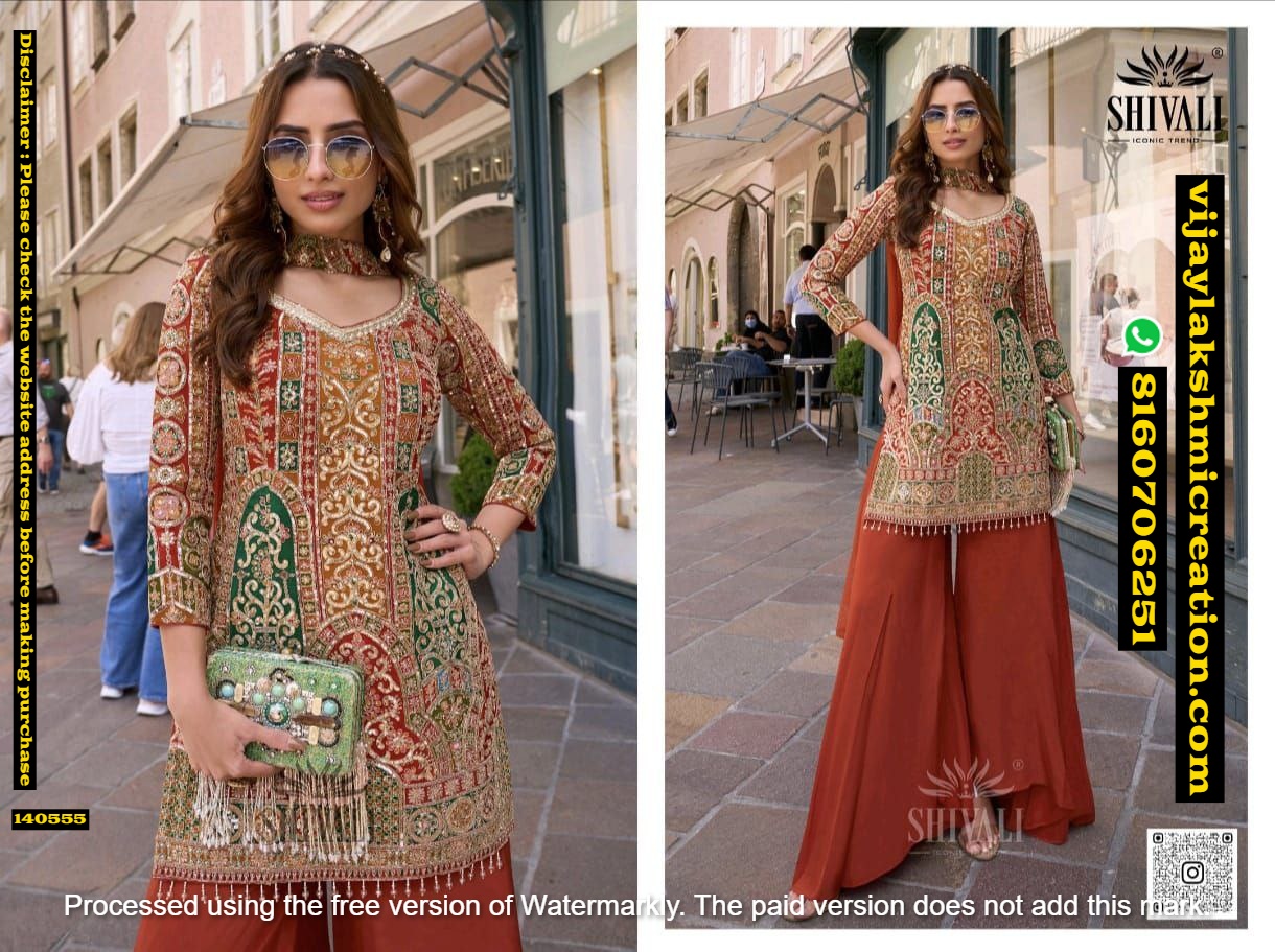 Shivali Desi Girl Kurti With Sharara And Dupatta In-Singles-And-Full-Catalog 140555 Shivali Desi Girl Kurti With Sharara And Dupatta In-Singles-And-Full-Catalog 140555