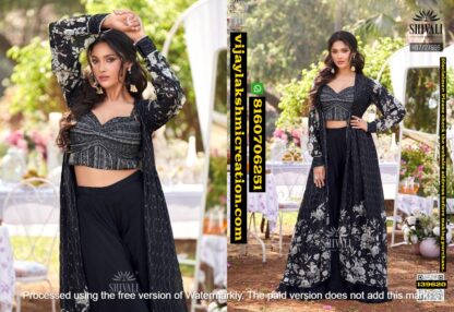 Shivali HB7-27996 Printed Top with Sharara & With Jacket In Singles And Full Catalog-139620