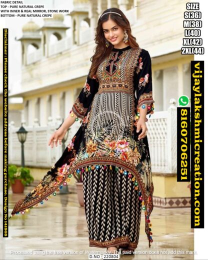 Mukesh & Mohit (M & M) D.No.220804 Kurti with Bottom In Singles And Catalog 141868