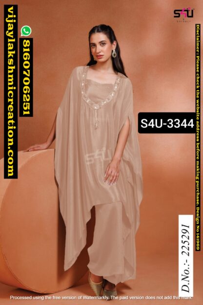 S4U 3344 D.No.225291 Kaftan Set In Singles And Full Catalog 141969