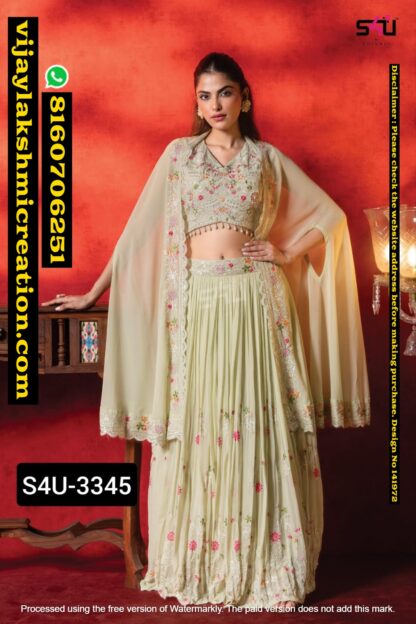 S4U 3345 Crop Top With Skirt And Jacket Set In Singles And Full Catalog 141972