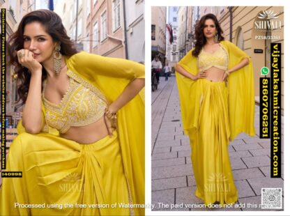 Shivali PZS8-33361 Cape Set In Singles-And-Full-Catalog 140998