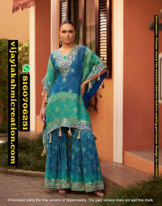 Sayuri 10068 Kaftan With Gharara In Singles And Full Catalog 143393