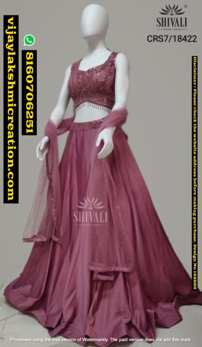 Shivali CRS7-18422 Lehenga Set In Singles And Full Catalog 142669