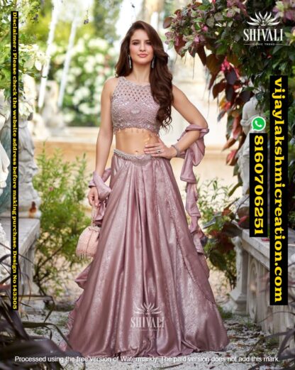 Shivali Rose Color Lehenga Choli In Singles And Full Catalog 143305