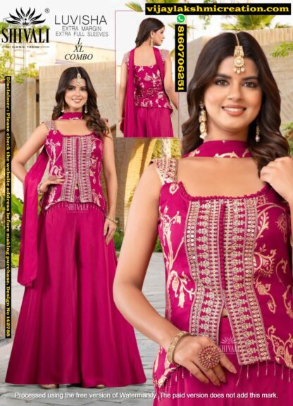 Shivali Top With Palazzo Set In Singles And Full Catalog 142788