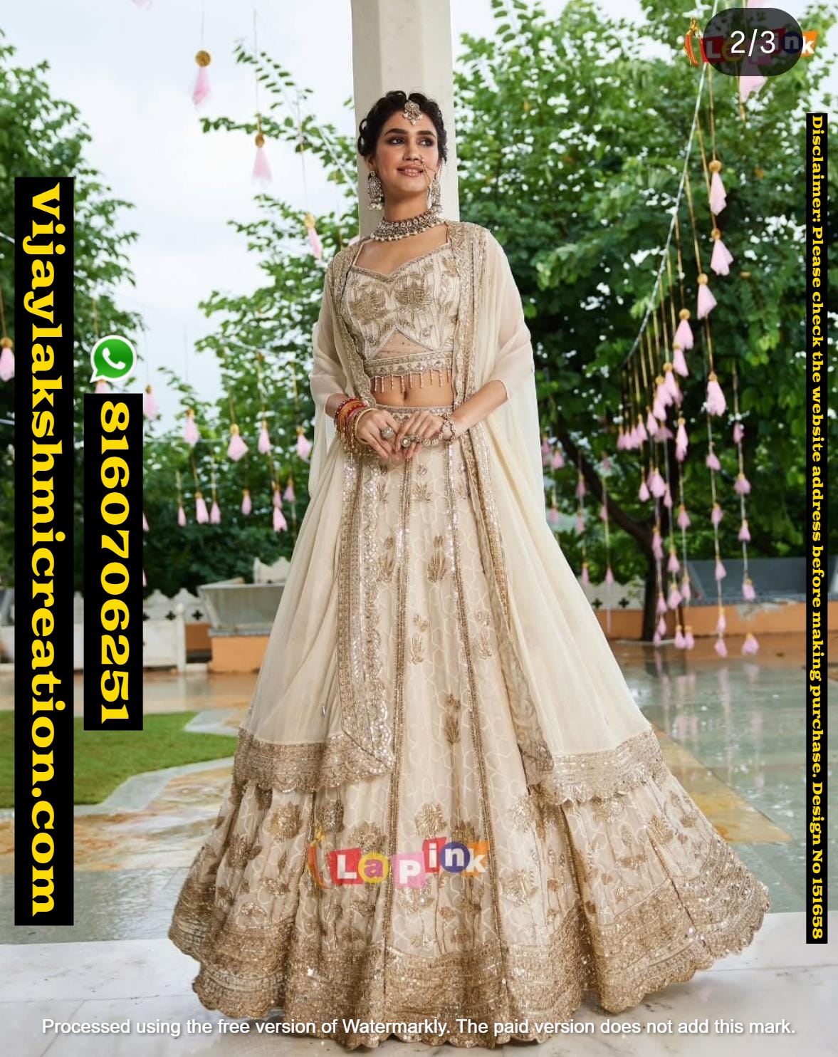 LaPink Bridal Lehenga Set In Singles And Full Catalog-151658