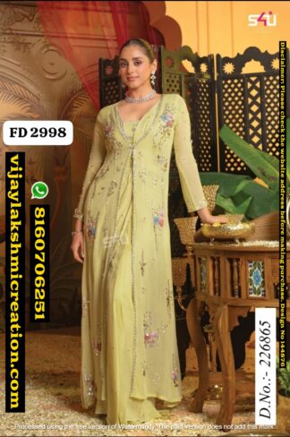 S4U D.No.226865 FD 2998 Long Gown In Singles And Full Catalog 144876