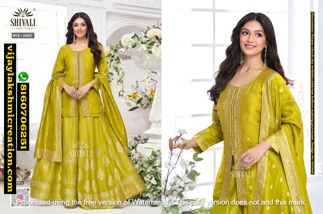 Shivali MC8-33057 Sharara Set In Singles And Full Catalog 145002