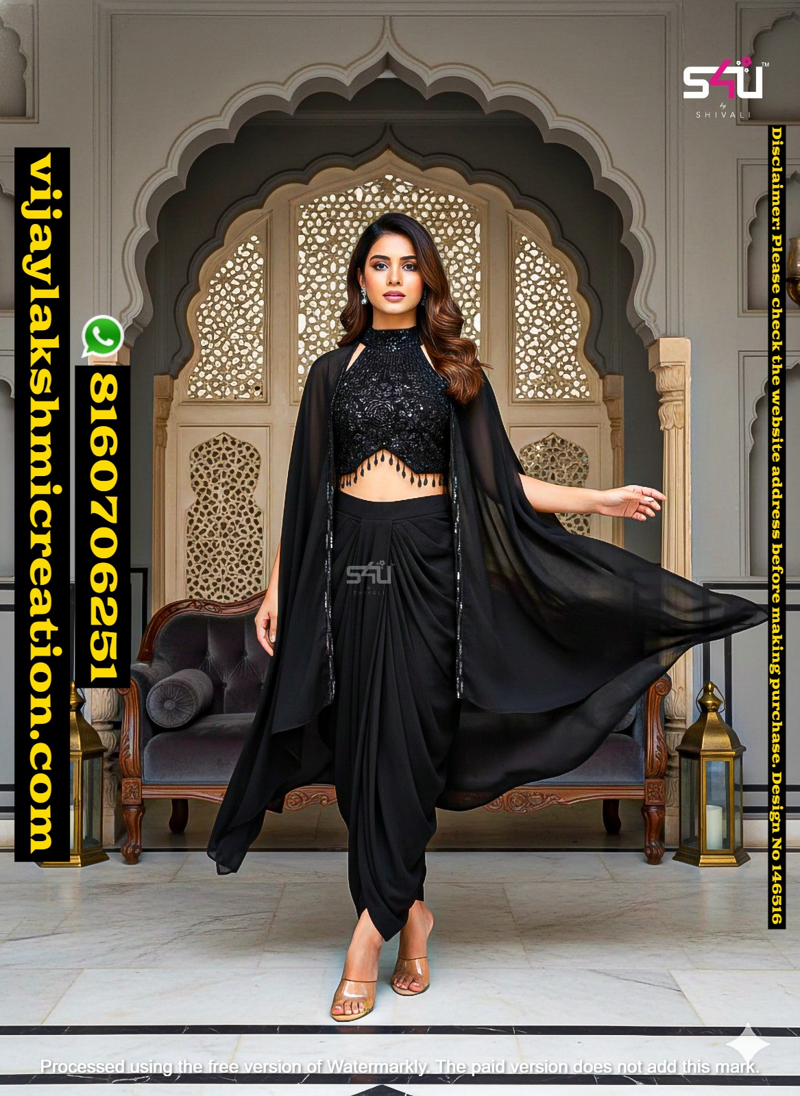 S4U Crop Top with Draped Skirt and Shrug In-Singles-And-Full-Catalog 146516 S4U Crop Top with Draped Skirt and Shrug In-Singles-And-Full-Catalog 146516