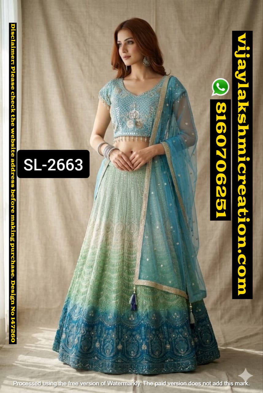 D.No. SL-2663 Lehenga Choli Set In-Singles-And-Full-Catalog 147260 D.No. SL-2663 Lehenga Choli Set In-Singles-And-Full-Catalog 147260