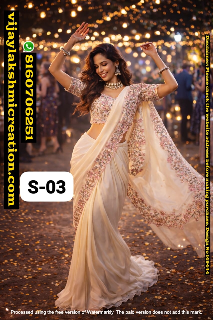 Shivali S-03 Pre-Draped Saree In-Singles-And-Full-Catalog 149444
