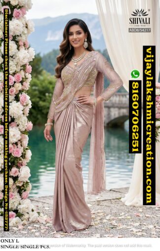 Shivali ABD8-54217 Pre-Draped Saree In-Singles-And-Full-Catalog 152777